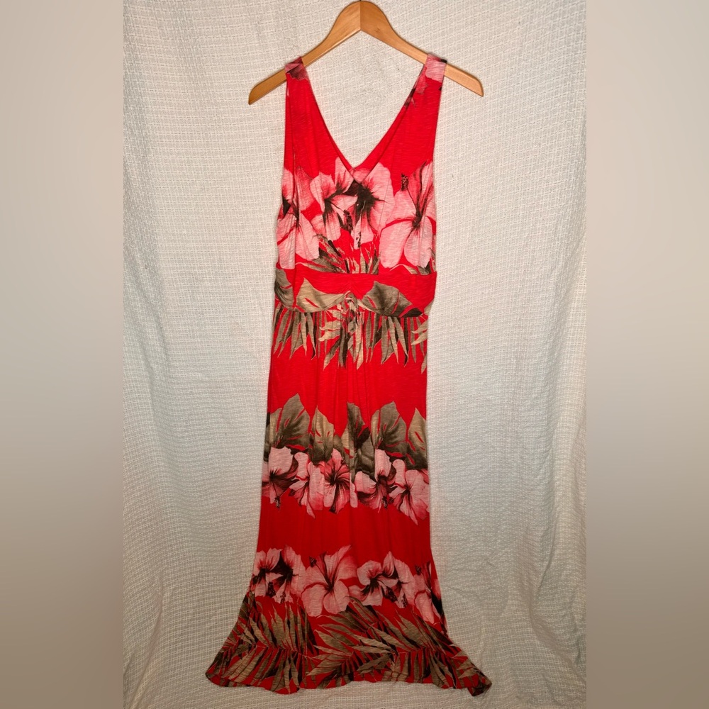 XL Tommy Bahama long Floral Cotton Dress!